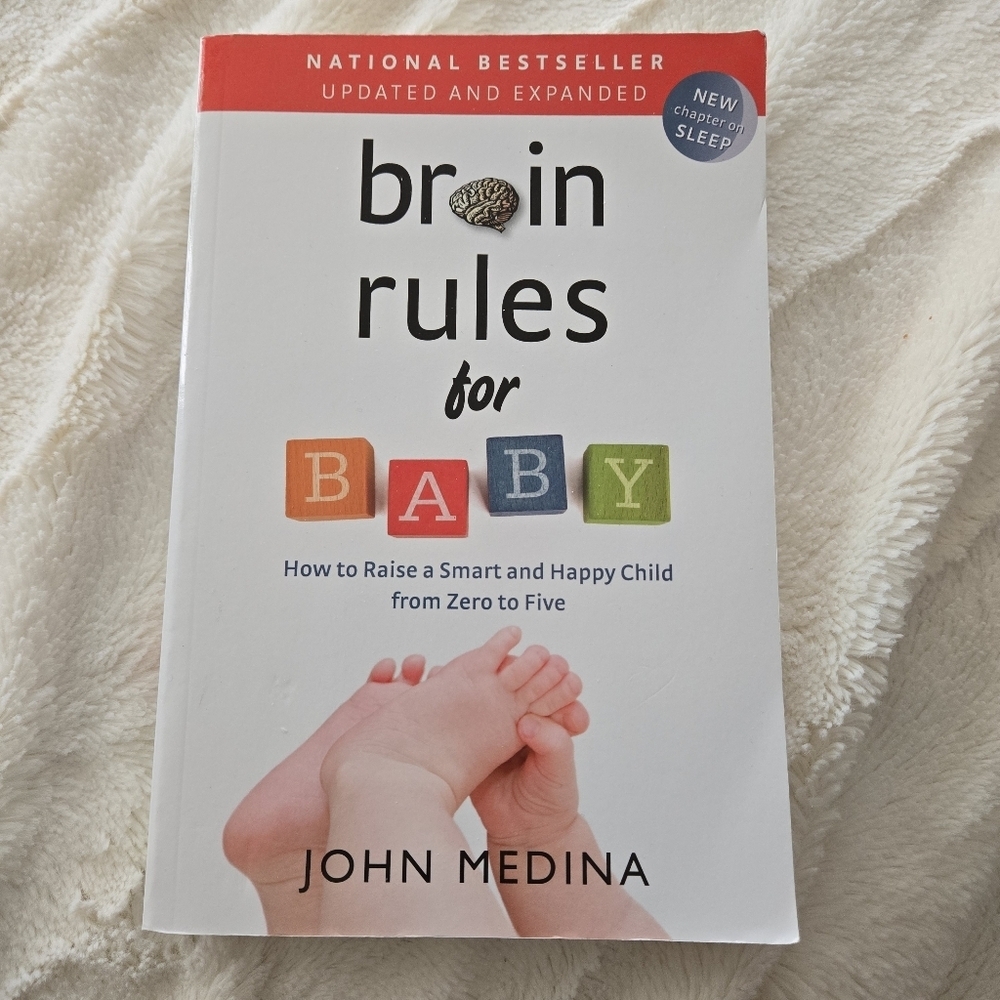 💙3/$25💙Brain Rules For‎ Baby By John Medina Softcover